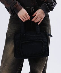 PUFFY NYLON BOSTON BAG