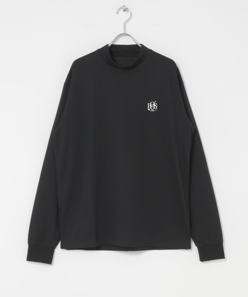 URBAN RESEARCH Sonny Label（アーバンリサーチサニーレーベル）の「OOPS　機能付きモックネックロングTシャツ（Tシャツ/カットソー・メンズ・BLACK/OFF・M/L/XL）」の16枚目の写真