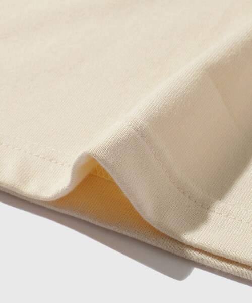 ADAM ET ROPE'(アダムエロペ)の「【RICE NINE TEN/ライス ナイン テン】HAND PRINT RINGER T-SHIRT(Tシャツ/カットソー・メンズ・グレー/ホワイト/クリーム・1/2)」の15枚目の写真