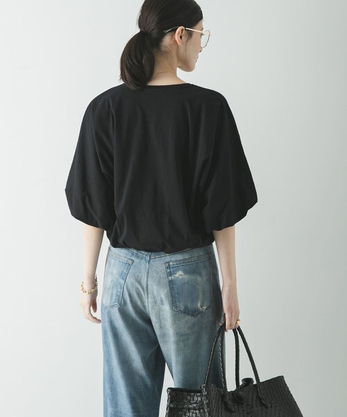 URBAN RESEARCH(アーバンリサーチ)の「バルーンカットソー(Tシャツ/カットソー・レディース・OFF WHITE/BLACK・Free)」の14枚目の写真