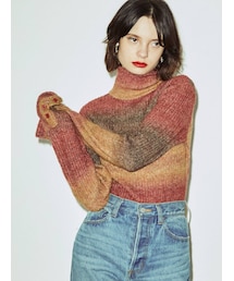 jouetie | グラデーションタートルニット(ニット/セーター)