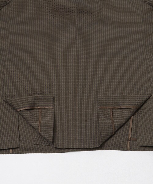 URBAN RESEARCH（アーバンリサーチ）の「『別注』NEAT×URBS　DOT'S SEERSUCKER DOUBLE（テーラードジャケット・メンズ・BLACK/BROWN・44/46/48/50）」の16枚目の写真