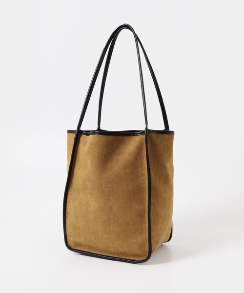 URBAN RESEARCH(アーバンリサーチ)の「『一部別注カラー』IOMMI スエードライクトート(トートバッグ・レディース・BROWN/別注OLIVE・-)」の7枚目の写真