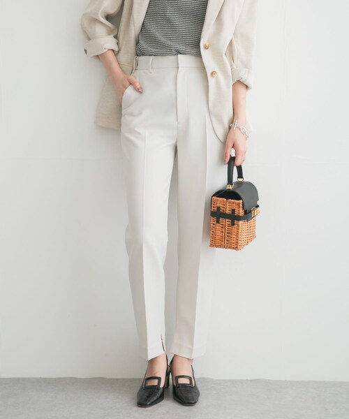 URBAN RESEARCH ROSSO（アーバンリサーチロッソ）の「ストレッチツイルスティックパンツ（その他パンツ・レディース・BLACK/WHITE・34/36/38）」の5枚目の写真