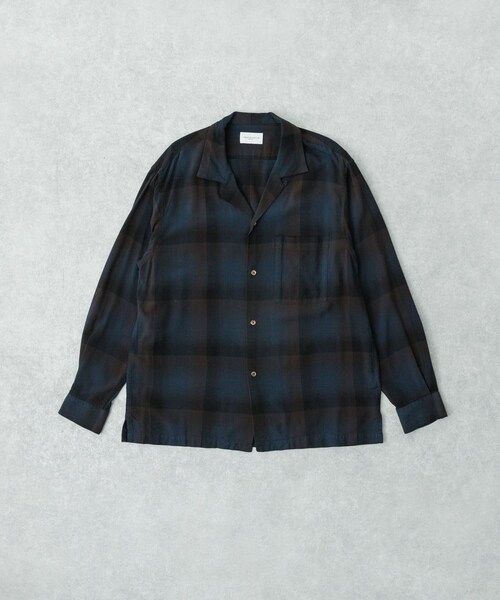 URBAN RESEARCH（アーバンリサーチ）の「new basic　BISHU RAYON CHECK SHIRTS（シャツ/ブラウス・メンズ・PINK/NAVY・M/L/XL）」の11枚目の写真