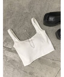 EMODA | スクエアクロップタンクトップ(タンクトップ)