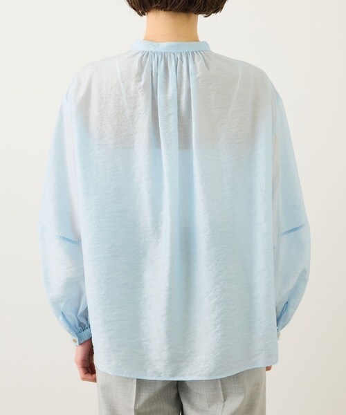 ROPE'(ロペ)の「キュプラシルクボリュームスリーブブラウス/イージーケア(シャツ/ブラウス・レディース・サックス/ピンク系・F)」の17枚目の写真