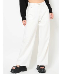 EVRIS | BACKスラッシュワイドデニムパンツ(デニムパンツ)