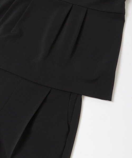 URBAN RESEARCH DOORS(アーバンリサーチドアーズ)の「ペプラムトップスセットアップ(セットアップ・レディース・NAVY/BLACK・S/M)」の13枚目の写真