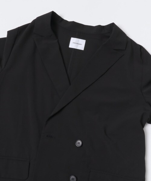 URBAN RESEARCH（アーバンリサーチ）の「ウール混ダブルブレストジャケット（テーラードジャケット・レディース・BLACK/BROWN・FREE）」の14枚目の写真