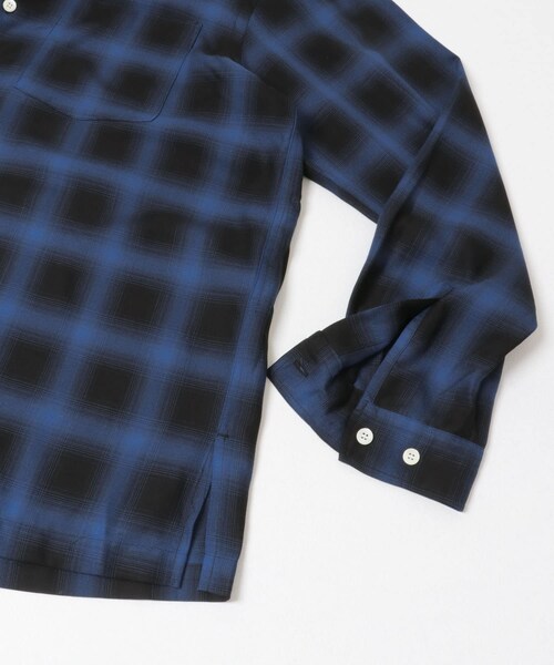URBAN RESEARCH(アーバンリサーチ)の「COTTON PAN SOHOオンブレシャツロングスリーブ(シャツ/ブラウス・メンズ・BLACK/BLUE/BLU×BLK・2/3)」の17枚目の写真