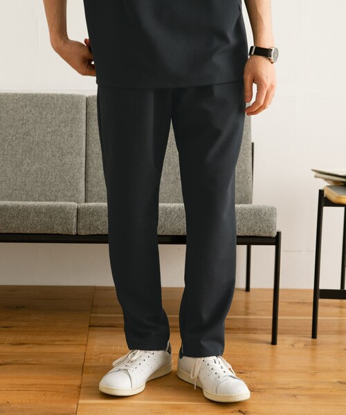 ITEMS URBANRESEARCH(アイテムズ アーバンリサーチ)の「『セットアップ対応』 ダブルフェイス ツイルイージーパンツ(その他パンツ・メンズ・NVY/BEG/BLK・M/L)」の22枚目の写真