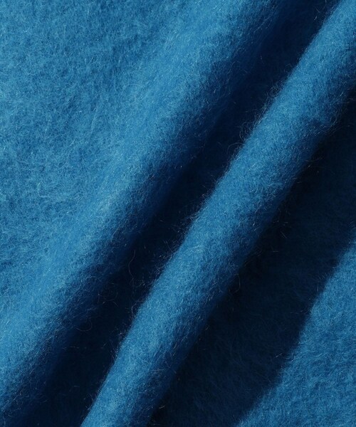 ADAM ET ROPE'（アダムエロペ）の「【AURALEE/オーラリー】GARMENT-DYED BABY ALPACA FUR KNIT C/NECK CARDIGAN（カーディガン/ボレロ・メンズ・ライトグレー/ブルー系・3/4）」の18枚目の写真