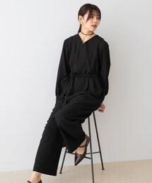 URBAN RESEARCH ROSSO | 『UR TECH SMOOTHLUXE』F by ROSSO　ハーフZIPジャンプスーツ(サロペット/オーバーオール)