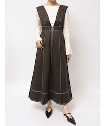 Dickies | 【Dickiesコラボ】ZIPジャンパースカート(ジャンパースカート)