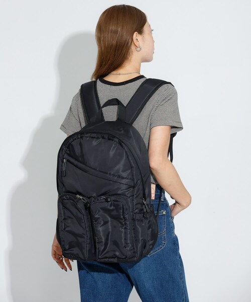 URBAN RESEARCH Sonny Label（アーバンリサーチサニーレーベル）の「グログランユースフルリュック（バックパック/リュック・レディース・エクリュ/ブラック・one）」の19枚目の写真