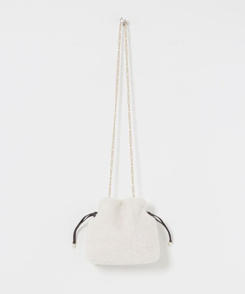 URBAN RESEARCH(アーバンリサーチ)の「ANABEL PURSE shoulder(ショルダーバッグ・レディース・SILVER/WHITE/D.KHAKI・-)」の1枚目の写真