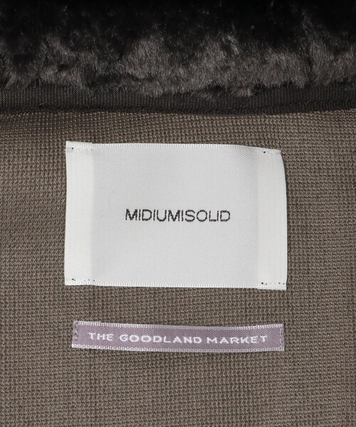 THE GOODLAND MARKET（ザグッドランドマーケット）の「『別注』MIDIUMISOLID×TGM　boa blouson（ブルゾン・レディース・white/gray・FREE）」の22枚目の写真