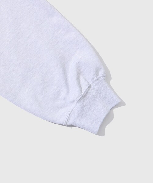 ADAM ET ROPE'(アダムエロペ)の「【blurhmsROOTSTOCK/ブラームスルーツストック】Thin-Sweat Harf-Zip P/O(スウェット・メンズ・ライトグレー/ネイビー・2/3/4)」の11枚目の写真