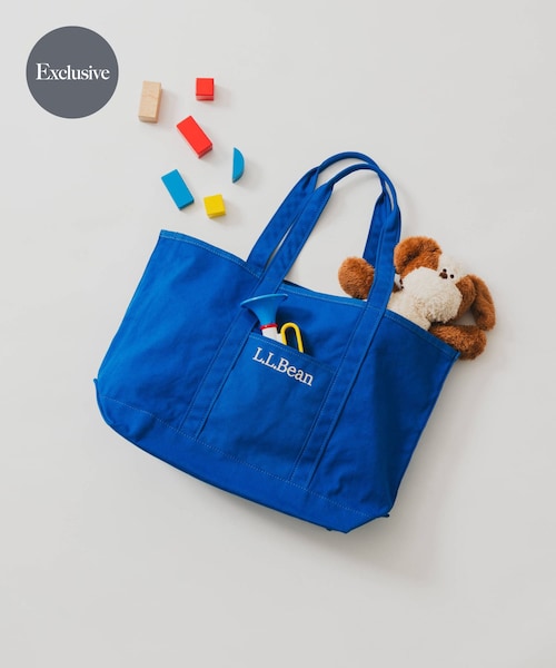 URBAN RESEARCH DOORS(アーバンリサーチドアーズ)の「『別注』L.L.Bean×DOORS GROCERY TOTE(トートバッグ・レディース・GRAY/BLUE/RED/ORANGE・One)」の2枚目の写真