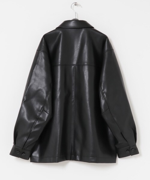 URBAN RESEARCH DOORS(アーバンリサーチドアーズ)の「FL カーコート(ライダースジャケット・メンズ・BLACK・M/L)」の17枚目の写真