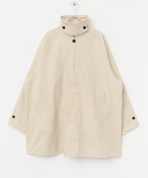 かぐれ(カグレ)の「コットンバックタックショートコート(テーラードジャケット・レディース・IVORY/BEIGE/BLACK・Free)」の19枚目の写真