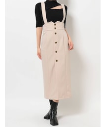 MURUA | タイトボタンジャンパースカート(ワンピース)