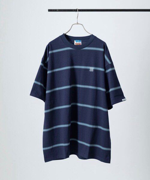 URBAN RESEARCH(アーバンリサーチ)の「CITY COUNTRY CITY EMBROIDERD LOGO BORDER T(Tシャツ/カットソー・メンズ・NAVY・M/L/XL)」の13枚目の写真