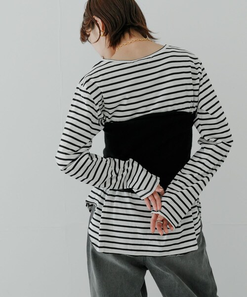 URBAN RESEARCH（アーバンリサーチ）の「ウールカシミヤニットビスチェ（その他トップス・レディース・BLACK/GRAY/KHAKI・FREE）」の4枚目の写真