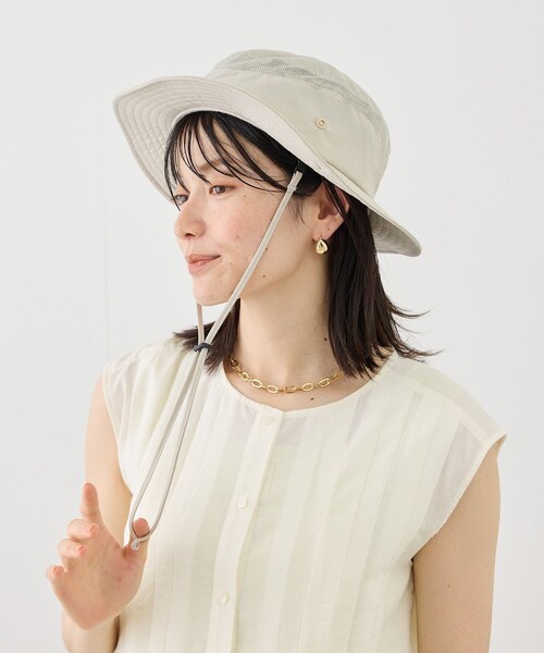ROPE' PICNIC(ロペピクニック)の「【THE NORTH FACE/ザ・ノース・フェイス】BRIMMER HAT(ハット・レディース・ブラック/ベージュ・F)」の4枚目の写真
