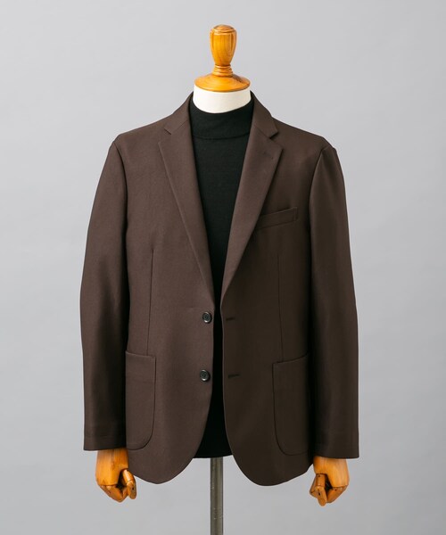 URBAN RESEARCH DOORS(アーバンリサーチドアーズ)の「LIFE STYLE TAILOR ウールライクツイルコンフォータブルジャケット(テーラードジャケット・メンズ・KHAKI/NAVY/BROWN・S/M/L/XL)」の14枚目の写真