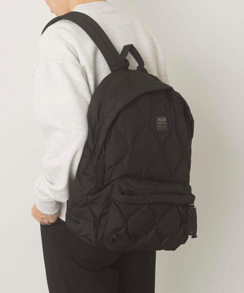 ITEMS URBANRESEARCH（アイテムズ アーバンリサーチ）の「TAION　Military Down Back Pack（バックパック/リュック・メンズ・BLK/D.KHK/PAINT CAMO・-）」の6枚目の写真