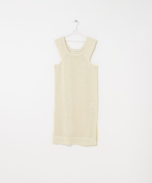 LAATO（ラート）の「knit frill tunic（チュニック・レディース・サンゴ/クリーム・Free）」の11枚目の写真