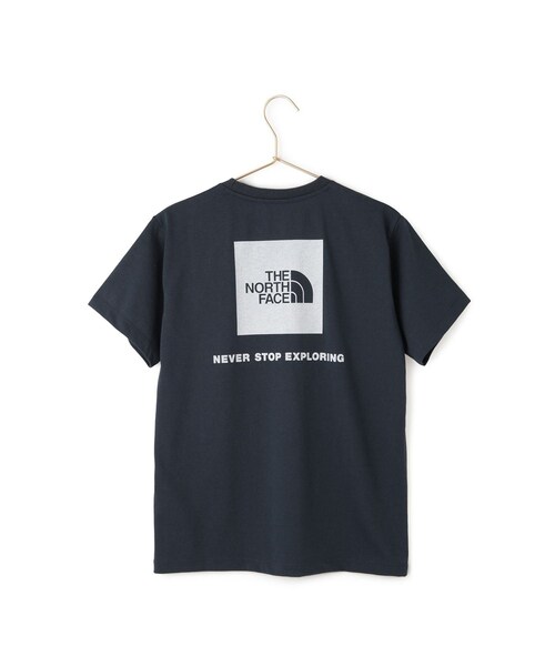 ROPE' PICNIC（ロペピクニック）の「【THE NORTH FACE/ザ・ノース・フェイス】Back Square Logo Tee（Tシャツ/カットソー・レディース・ブラック/ホワイト/カーキ/ネイビー・38）」の10枚目の写真