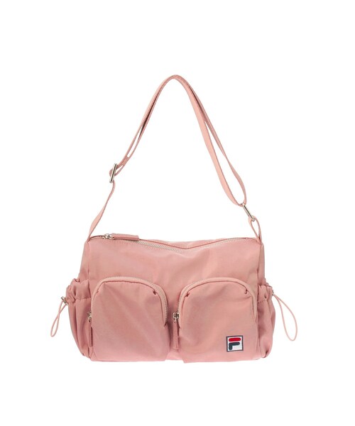 RESEXXY（リゼクシー）の「【FILA】マルチポケットナイロンバッグ（ショルダーバッグ・レディース・アイボリー/ピンク・F）」の14枚目の写真