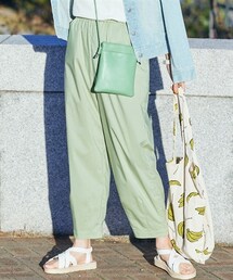 nissen | 大きいサイズ　ストレッチうすカル楽ちんゆったりワイドパンツ（吸汗速乾）（ゆったりヒップ）(パンツ)