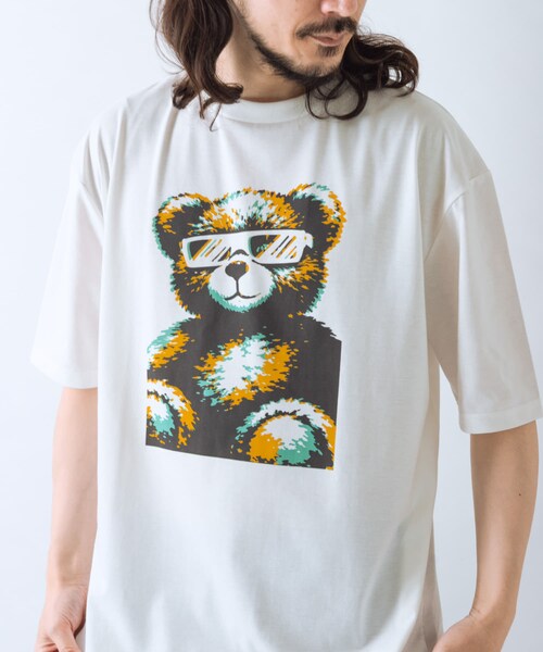 ITEMS URBANRESEARCH(アイテムズ アーバンリサーチ)の「『接触冷感/吸水速乾/UVカット』ANIMAL IN SHADES プリントTシャツ(Tシャツ/カットソー・メンズ・CAT/BEAR/KOALA・M/L)」の18枚目の写真