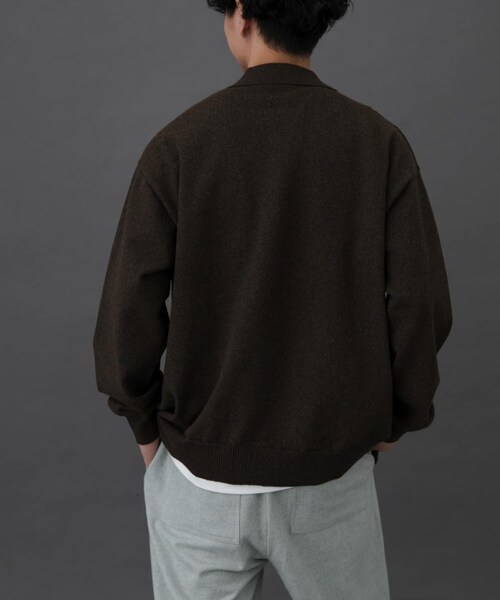 URBAN RESEARCH DOORS(アーバンリサーチドアーズ)の「FORK&SPOON PROVORONEジップカーディガン(カーディガン/ボレロ・メンズ・CHARCOAL/BROWN・4/5)」の21枚目の写真