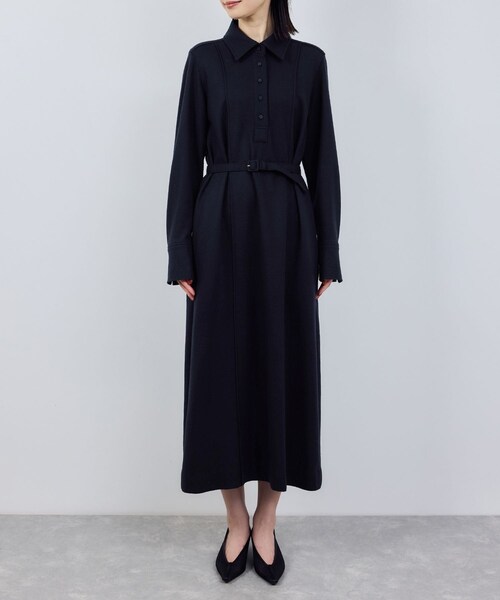 ROPE'（ロペ）の「ウールジャージーワンピース/イージーケア（ワンピース・レディース・ネイビー・F）」の15枚目の写真