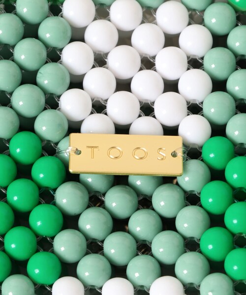 URBAN RESEARCH DOORS(アーバンリサーチドアーズ)の「TOOS wood ball handbag(ハンドバッグ・レディース・green/chk・one)」の7枚目の写真