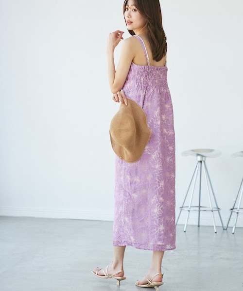 ROPE' PICNIC（ロペピクニック）の「【emur/エミュール】1人で着られる浴衣キャミワンピースセット（浴衣・レディース・ブルー/ラベンダー・38）」の22枚目の写真