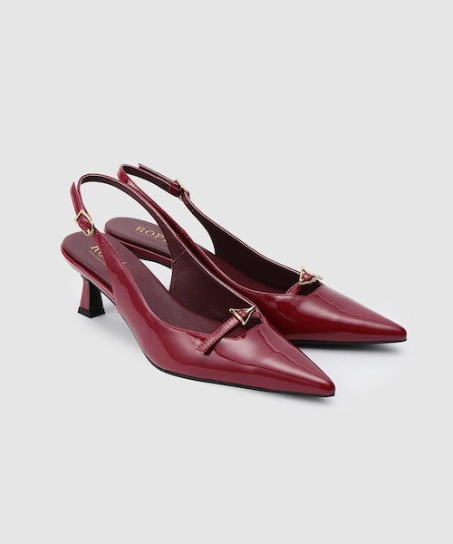 ROPE'(ロペ)の「ベルトトップヒールパンプス(パンプス・レディース・ブラック/レッド・36/36.5/37/37.5)」の19枚目の写真