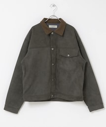 URBAN RESEARCH Sonny Label | 襟切替スウェードタッチジャケット(ブルゾン)