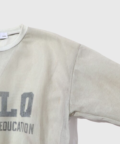 ADAM ET ROPE'（アダムエロペ）の「【TOLQ/トルク】Skeleton Sweat Shirt（スウェット・メンズ・ライトグレー・2/3）」の5枚目の写真