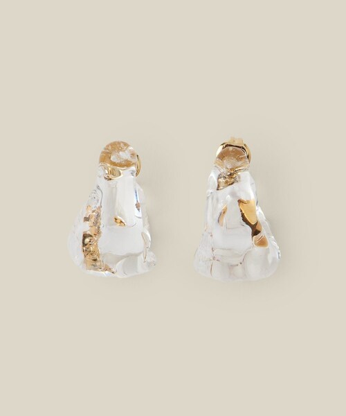 ROPE'(ロペ)の「【LUCE MACCHIA(ルーチェマッキア)】 別注 Glass Pierce Earrings(ピアス(両耳用)・レディース・ゴールド/その他・F)」の6枚目の写真