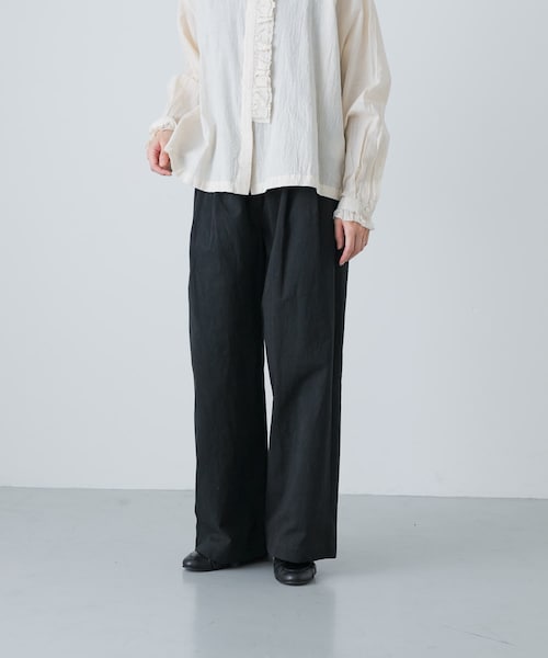 佳かぐれ　Two-tuck easy pants 2 TUCK EASY PANTS - White mountaineering®︎ – White Mountaineering