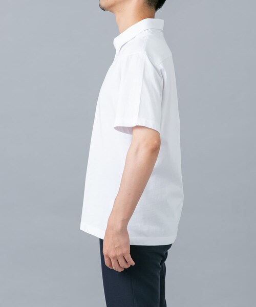 URBAN RESEARCH ROSSO（アーバンリサーチロッソ）の「『冷感/速乾』Cool Touch トラベルポロシャツ（ポロシャツ・メンズ・NAVY/BLACK/CHARCOAL/WHITE・S/M/L/XL）」の11枚目の写真