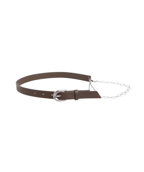 EMODA（エモダ）の「CHAIN STRAP BELT（その他雑貨・レディース・ブラック/ブラウン・F）」の2枚目の写真