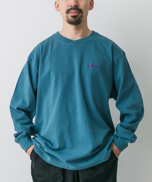URBAN RESEARCH DOORS(アーバンリサーチドアーズ)の「L.L.Bean JAPAN EDITION Union Long-Sleeve T-shirts(Tシャツ/カットソー・メンズ・White/Birch/Navy/Ocean/T Charcoal・M/L/XL)」の5枚目の写真