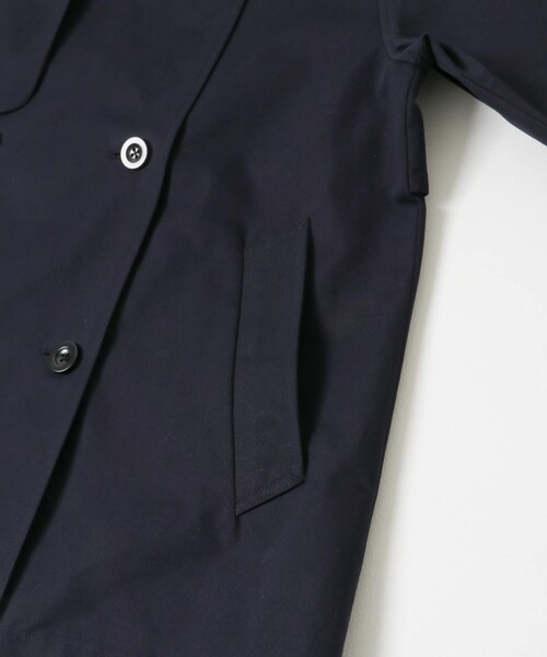 URBAN RESEARCH DOORS（アーバンリサーチドアーズ）の「撥水ショートトレンチ（ステンカラーコート・レディース・L.BEIGE/NAVY・Free）」の22枚目の写真